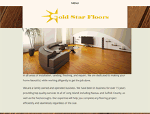 Tablet Screenshot of goldstarfloors.com